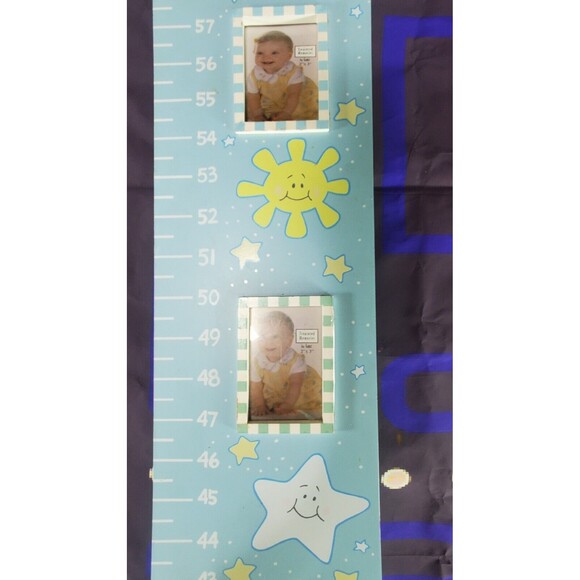 Baby Height Growth Chart Hanging Rulers Kids Room Wall Wood Frame Home Decor New - Picture 4 of 9
